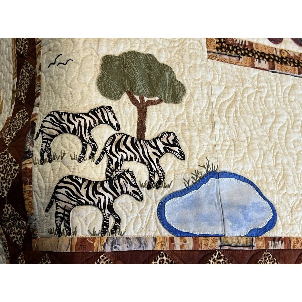 Quilt- African Safari Theme Handmade‎ 90